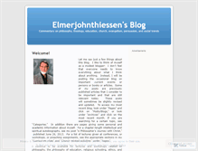 Tablet Screenshot of elmerjohnthiessen.wordpress.com