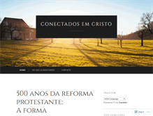 Tablet Screenshot of conectadosemcristo.wordpress.com