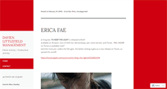 Desktop Screenshot of davienlittlefield.wordpress.com