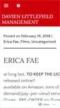 Mobile Screenshot of davienlittlefield.wordpress.com