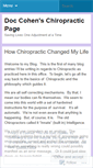 Mobile Screenshot of doccohen.wordpress.com