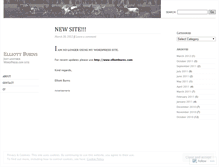 Tablet Screenshot of elliottjburns.wordpress.com