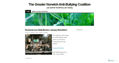 Desktop Screenshot of bullybusters.wordpress.com