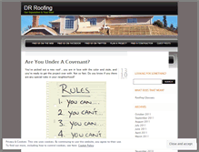 Tablet Screenshot of drroofing.wordpress.com