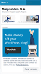 Mobile Screenshot of maquiandes.wordpress.com