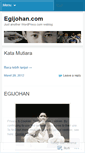 Mobile Screenshot of egijohan.wordpress.com
