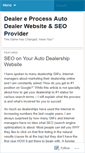 Mobile Screenshot of dealereprocess.wordpress.com