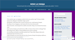 Desktop Screenshot of nenolafaraja.wordpress.com