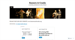 Desktop Screenshot of bannersandcranks.wordpress.com