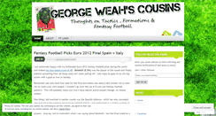 Desktop Screenshot of georgeweahscousins.wordpress.com
