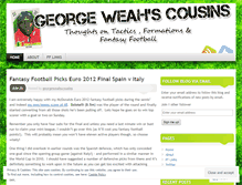 Tablet Screenshot of georgeweahscousins.wordpress.com