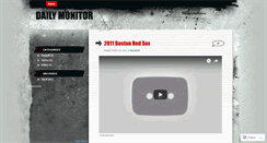 Desktop Screenshot of dailymonitor.wordpress.com
