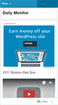 Mobile Screenshot of dailymonitor.wordpress.com