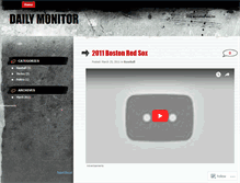 Tablet Screenshot of dailymonitor.wordpress.com
