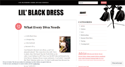 Desktop Screenshot of lilblkdress.wordpress.com