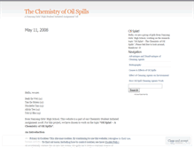 Tablet Screenshot of oilsplat.wordpress.com