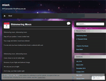 Tablet Screenshot of mlaot.wordpress.com