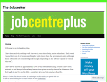 Tablet Screenshot of jobseekernumber7.wordpress.com
