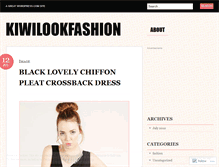 Tablet Screenshot of kiwilookfashion.wordpress.com