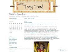 Tablet Screenshot of madebytraytray.wordpress.com