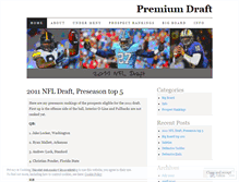 Tablet Screenshot of premiumdraft.wordpress.com