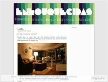 Tablet Screenshot of enlouquecidas.wordpress.com