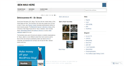 Desktop Screenshot of bmeiss.wordpress.com