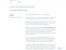 Tablet Screenshot of amyclaireaus.wordpress.com
