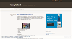 Desktop Screenshot of kelseyheiland.wordpress.com