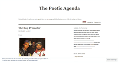 Desktop Screenshot of poeticagenda.wordpress.com