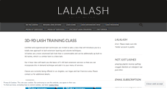 Desktop Screenshot of lalalash.wordpress.com