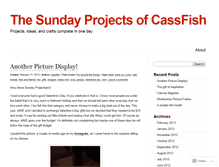 Tablet Screenshot of cassfish.wordpress.com