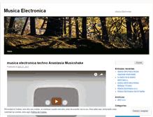 Tablet Screenshot of musicaelectronica10.wordpress.com