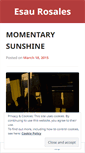 Mobile Screenshot of esaurosales.wordpress.com