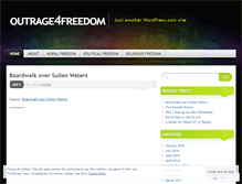 Tablet Screenshot of outrage4freedom.wordpress.com