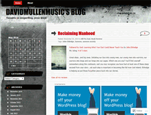 Tablet Screenshot of davidmullenmusic.wordpress.com