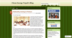 Desktop Screenshot of cleanenergynepal.wordpress.com