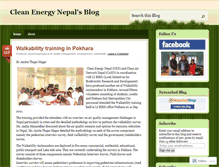 Tablet Screenshot of cleanenergynepal.wordpress.com