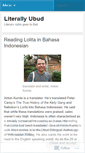 Mobile Screenshot of literallyubud.wordpress.com