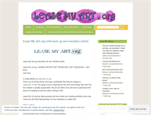 Tablet Screenshot of leasemyartorg.wordpress.com