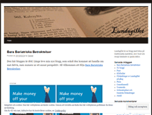 Tablet Screenshot of lundagillet.wordpress.com