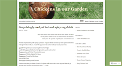 Desktop Screenshot of chickensinourgarden.wordpress.com