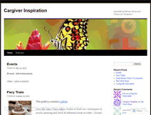 Tablet Screenshot of caregiverhelpline.wordpress.com