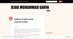 Desktop Screenshot of mohammadgavin.wordpress.com