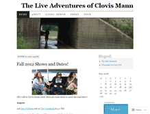 Tablet Screenshot of clovismann.wordpress.com