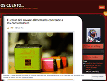 Tablet Screenshot of oscuento.wordpress.com