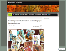 Tablet Screenshot of kathleenstafford.wordpress.com