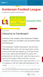 Mobile Screenshot of kanteraanfootballleague.wordpress.com