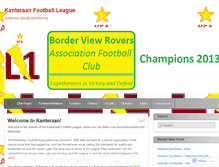 Tablet Screenshot of kanteraanfootballleague.wordpress.com