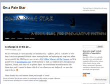 Tablet Screenshot of onapalestar.wordpress.com